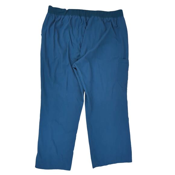 EUC Cherokee Blue Scrubs 2XL Petite Womens - Picture 2 of 7